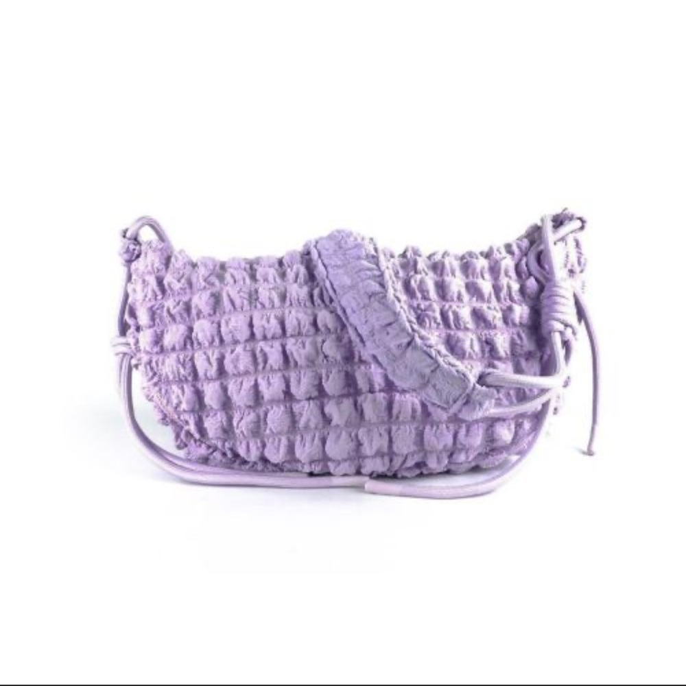 Crazy Lou - lavender quilted/puffer bag